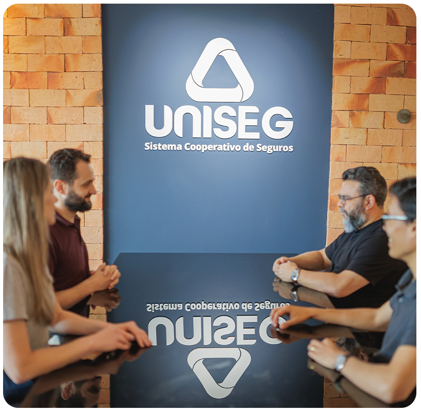 Escritório UNISEG com logo