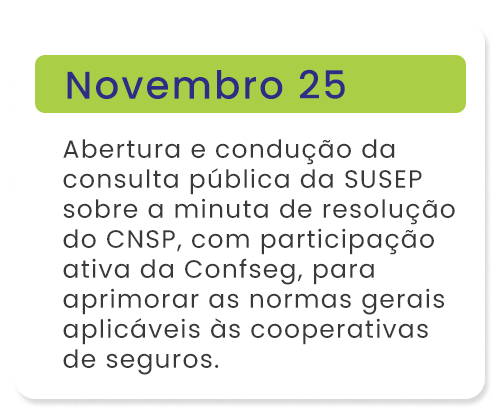 Novembro 25: Consulta pública da SUSEP sobre a minuta de resolução do CNSP.
